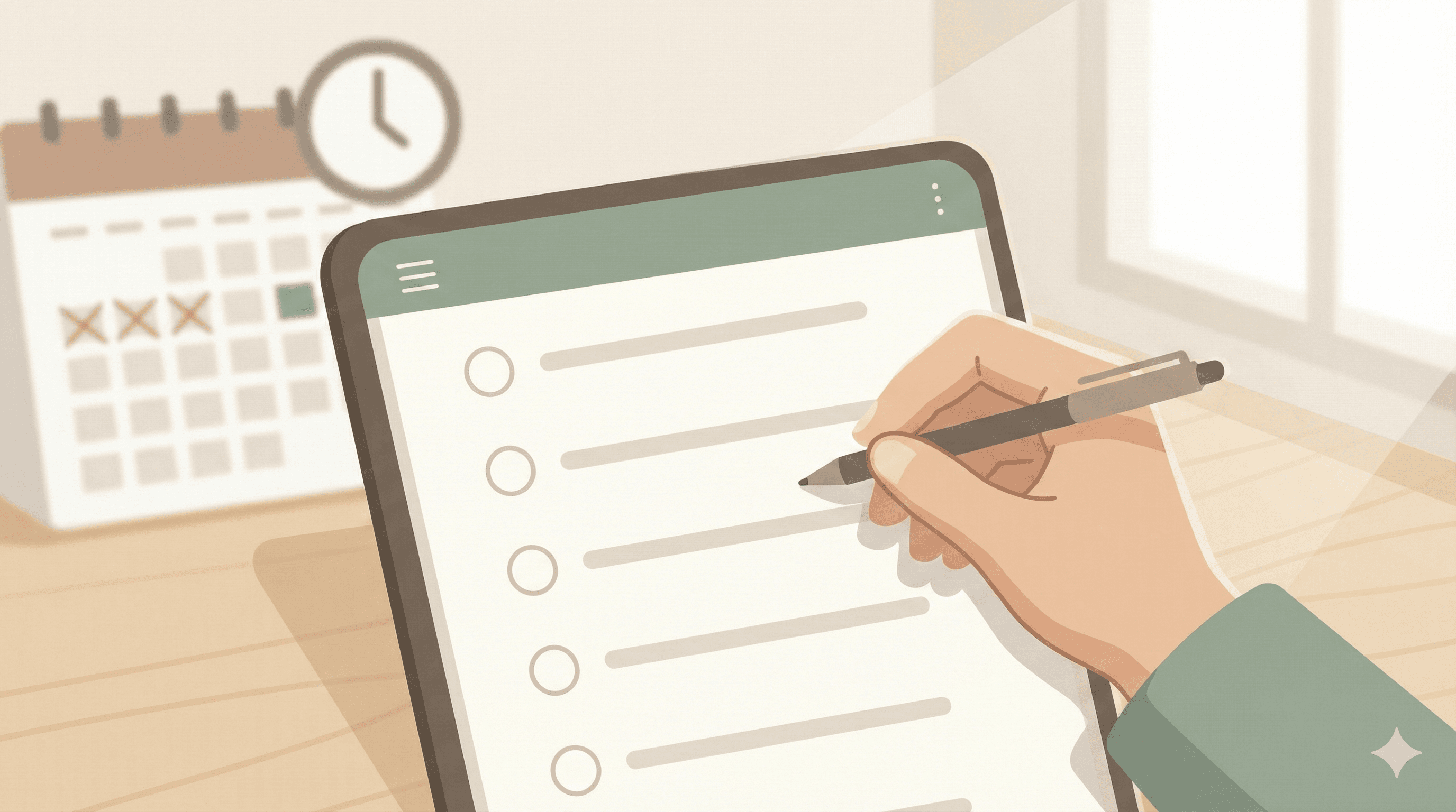 만들어야 하는 건 알지만 미루고 있음